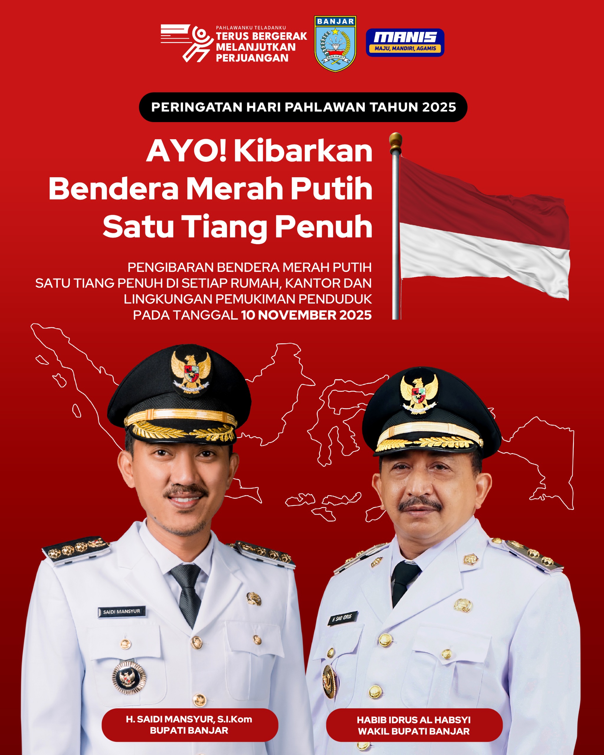 Himbauan Pengibaran Bendera - Hari Pahlawan